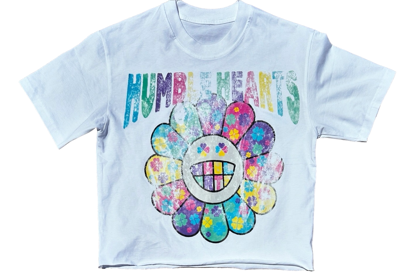 "Shining Hearts" Tee (White)