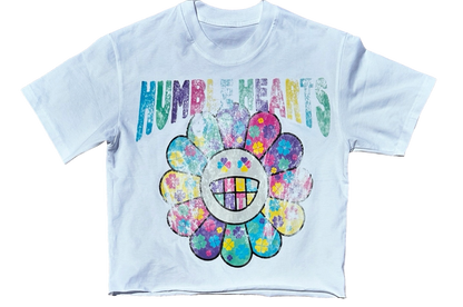 "Shining Hearts" Tee (White)