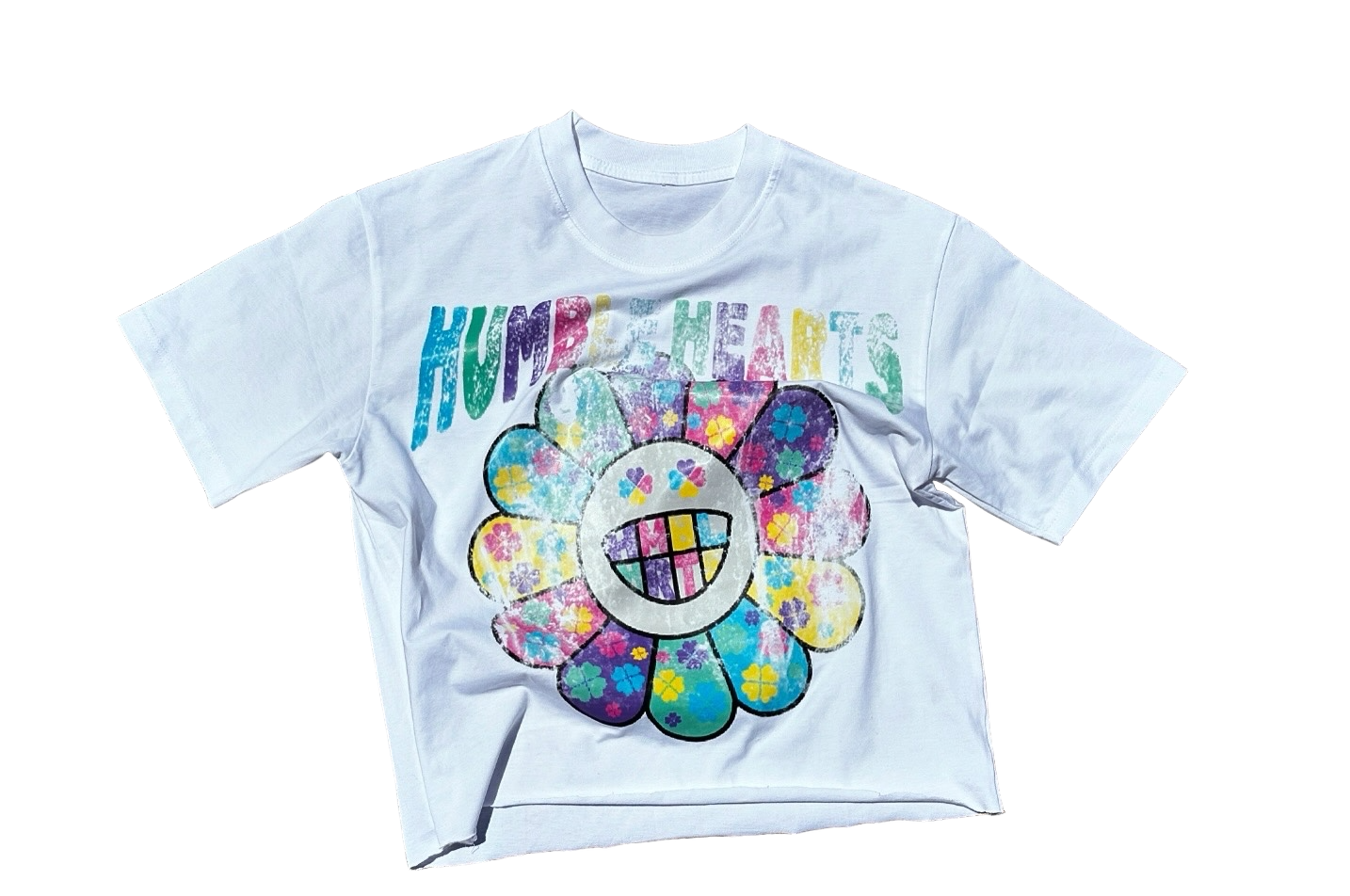 "Shining Hearts" Tee (White)